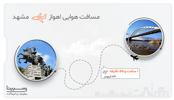 جزییات پرواز اهواز مشهد 